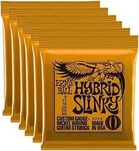 Ernie Ball 2222 Hybrid Slinky 9-46 (6 Pack Bundle)