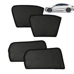 That's My Style Non Scratchable Fix Type Car Window Sun Shade Removable for BYD Seal- Set of 4 (3 Months Manufacturer Warranty)