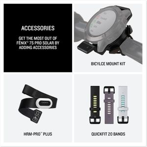 Garmin fēnix 7S Pro 42mm GPS Smartwatch – Graphite