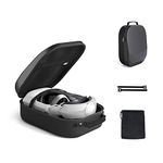 AUBIKA Hard Carrying Case Compatible with Meta Quest 3S/Quest 3/Vision Pro/Quest 2 Elite/Battery Version VR Gaming Headset and Touch Controllers Accessories, Suitable for Travel and Home Storage