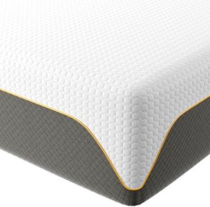 Doubleslee Memory Foam Mattress, 4FT6 Double Mattress, Medium Firm Feel, Soft Skin-friendly Durable, Sleep Cooler and Back Pain Relief, in a Box(135x190x20cm)