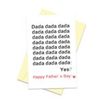 Arsagen Funny Happy First Father Day Card, Lovely 1st Father's Day Card from Baby Boy Girl or Wife, New Dad Greeting Card