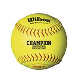 Wilson ASA Fast-Pitch 11" Leather Softball (Pack of 12)