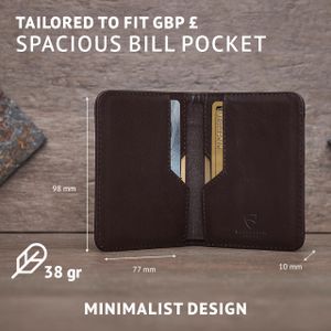 Vaultskin City Slim RFID Wallet – Minimalist Card Holder for Men