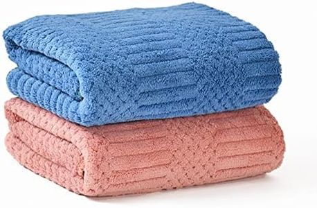 UrbanLeaf Super Soft Microfiber Hand Towels, Gym & Workout Towels (2 Pieces, Multi Color), 400 GSM