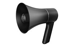 Syskonics Megaphone 220 Watts Handheld Dynamic Megaphone Outdoor, Indoor PA System with Talk/Record/Play/Music/Siren