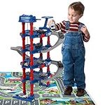 Garage Toy Set for Kids, Four-Story