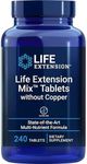 Life Extension, Multivitamin Mix Without Copper, 240 Tablets, Gluten Free, Soy Free, Non-GMO