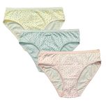 TrustStrong Women Panty Combo Pack of 3 Colorfull Cotton Briefs (XL) Mulitcolor