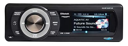 Aquatic AV AQ-MP-5UBT-HS Factory Harley Davidson Replacement AM/FM Radio Satellite Radio Ready