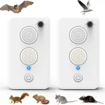 2 Pcs Ultrasonic Bat Repellent for 