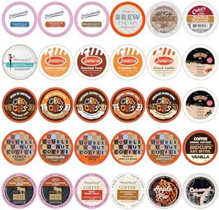 Perfect Samplers Flavored Coffee Pods Variety Pack, Including Flavors like French Vanilla, Caramel Macchiato, & Chocolate Coffee, Prefect Coffee Gift Set, 30 Count