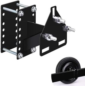 Spare Tire Carrier Mount, 3-Nuts Design Trailer Spare Tire Mount for Utility Trailer,Fits 4 5 6 Lugs Trailer Wheels on 4", 4.5'', 4.75'', 5'', 5.5''and 6''Bolt Patterns, Holds up to 150 Lbs