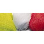 Deer Belly Hair for Fly Tying of Crafting, 6 colours, Fly Tying Hair (Orange)