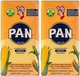 Premium Pre-Cooked Yellow Corn Flour - 1kg (Pack Of 2) | Gluten-free and all-natural | Convenient pre-cooked formula | Authentic Corn Flavour | Consistent quality | Versatile usage