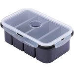 webake Soup Cubes Container with Lid Silicone Food Freezer Tray 250 ml Extra Large Jumbo Ice Cube Tray for Soup, Broth, Sauce, Butter, Meal Prep