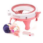 RVtiooy SENTRO Knitting Machines, 48 Needles Knitting Machine with Row Counter, Christmas/New Year/Birthday Gifts, Knitting Machine for Adults/Kids DIY Scarf Hat Sock (S48)