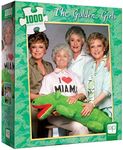 The Golden Girls I Heart Miami 1000 Piece Jigsaw Puzzle | Officially Licensed Golden Girls Merchandise | Collectible Puzzle Featuring Blanche, Dorothy, Sophia, and Rose