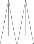 Quartet Easel, Instant Easel Stand, 63", Supports 5 lbs., Tripod Base, 2 Pack (29EAZ2)