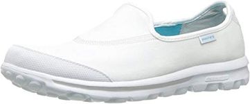Skechers Performance Women's Go Walk Slip-On Walking Shoes, White, 6.5 M US