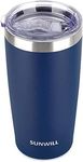 SUNWILL 20oz Tumbler with Lid, Stai