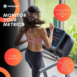 Horizon TR5.0 Folding Treadmill – Compact Home Fitness Machine