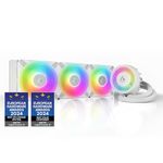 ARCTIC Liquid Freezer III 360 A-RGB - Water Cooling PC, AIO CPU Water Cooler, Intel & AMD, Efficient PWM-Controlled Pump, Fan: 200–2000 RPM, LGA1851 und LGA1700 Contact Frame - White