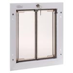Plexidor Performance Pet Doors Medium White Door Mount