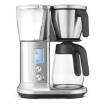 Breville The Precision Brewer Glass Coffee Maker with Glass Carafe, Brushed Stainless Steel, BDC400BSS