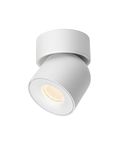 Aisilan White Ceiling Spotlights LED Dimmable 7W Warm White Rotatable Kitchen Spot Lights 360° Adjustable Single Ceiling Spot Lights for Kitchen, Living Room, Bedroom, Stairs, Corridor, Lounge