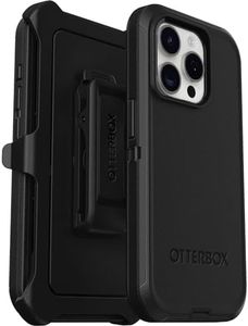 OtterBox Defender Case for iPhone 15 Pro, Shockproof, Drop Proof, Ultra-Rugged, Protective Case, 5X Tested to Military Standard, Black