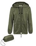 COOFANDY Mens Waterproof Raincoats with Hood Golf Rain Jacket Soft Shell Rain Jacket