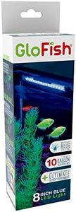 GloFish Blue LED Aquarium Light 8 Inches, 1 Count, Waterproof