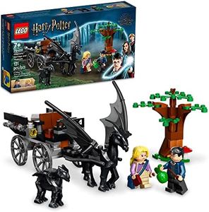 LEGO Harry Potter Hogwarts Carriage & Thestrals Set 76400, Building Toy for Kids 7 Plus Years Old with 2 Winged Horse Figures and Luna Lovegood Minifigure