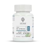 Life Aveda De Stress Ayurvedic medicine for stress & anxiety| Herbal Medicine for Depression| Brain tonic for memory |Anti-stress| Mental Health Supplement-60 Capsules