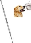 Dental Double Headed Tarter Scraper Dental Tooth Scaler Plaque Remover (Perfect for Cats and Dogs) Stainless Steel Teeth Cleaning Tool