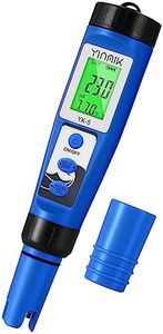 YINMIK pH Salt Meter 5 in 1 pH TDS EC Salinity Tester for Pool Spa Aquarium Hydroponic Saltwater Digital pH and PPM Tester for Household Drinking Water Hot Tub Home Brewing Fish Tank…