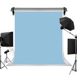 Kate 10ft×12ft Solid Light Blue Backdrop Portrait Photography Background for Photography Studio Children and Headshots Sky Blue Backdrop Background for Photography Photo Booth