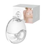 B-Arm Wearable Electric Breast Pump with 4 Modes & 12 Suction Levels| Handsfree Rechargeable Breast Pump for feeding Mothers| Breast Milk Sucker With 210ML Capacity & 3 Flanges |Soft Cushion|1 Year Warranty