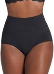 Leonisa High-Waisted Classic Smoothing Brief Black