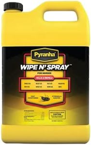 Tack Shack of Ocala Pyranha Fly Spray, Fly Spray for Horses, Fly Spray, Pyranha Wipe and Spray, Pyranha Zero-Bite, Pyranha Nulli Fly- Fly Care for Horses (Wipe & Spray Oil Base Gallon)