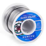 HGMZZQ 60/40 solder for stained glass 4 Lb Pack,Industrial grade Solder for Glass Artisans,Dia 3mm (0.125") 4LB