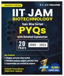 IIT JAM Biotechnology CUET PG Previous Year Questions Book- Topicwise Sorted PYQs with Detailed Explanation - 20 Years (2005 - 2024) | Best Book for IIT JAM Biotechnology Exam - IFAS Publications.