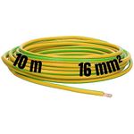 10 m Lapp 4520006 H07V-K 16.0 mm² Green/Yellow I Ground Cable I Protective Conductor 16 mm2 I Wiring Cable I Flexible PVC Single Core I Stranded I Wiring