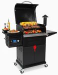 Z GRILLS 600D2 Wood Pellet Grill & Smoker, 572 Sq In, 8-in-1 BBQ Cooking