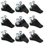 Set of 9 Stump Grinder Cutting Teeth Fits DK2 and Power King Stump Grinder Model OPG777 PK0803, Carbide High Speed Cutting Teeth Replacement Includes Bolts and Nuts