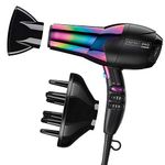 INFINITIPRO by CONAIR 1875 Watt Ion Choice Hair Dryer, Rainbow Finish