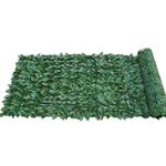 Privacy Screens Outdoor, 19.6" x 118" Artificial Privacy Screen Decoration Faux Ivy Hedge Fence for Backyard, Balcony, Grass Wall, Patio, Privacy Fence Leaves, Dark Green