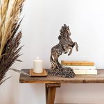 Horse Statue Showpiece for Feng Shui & Vastu, Home Decor, Living Room Decoration and Gift- Polyresin Antique sp_1