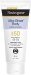 Neutrogena Ultra Sheer Body Lotion Sunscreen SPF50 85 ml